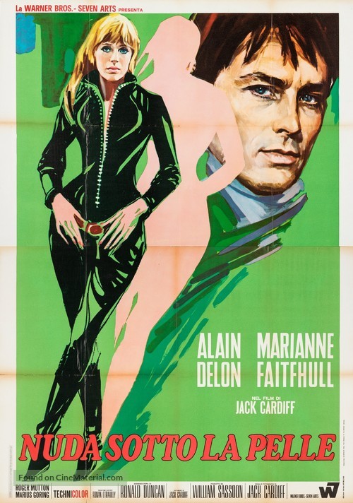 The Girl on a Motocycle - Italian Movie Poster