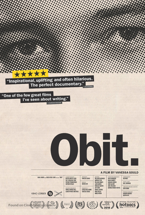 Obit - Canadian Movie Poster