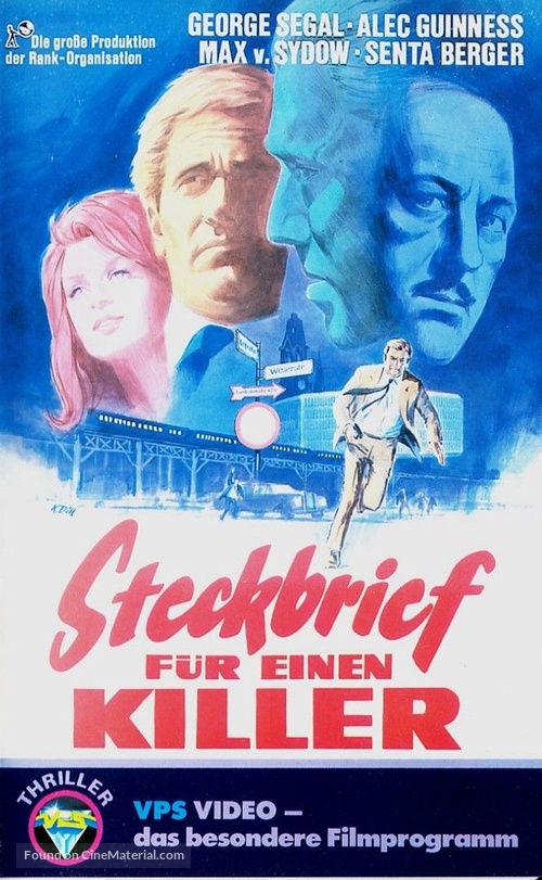 The Quiller Memorandum - German VHS movie cover