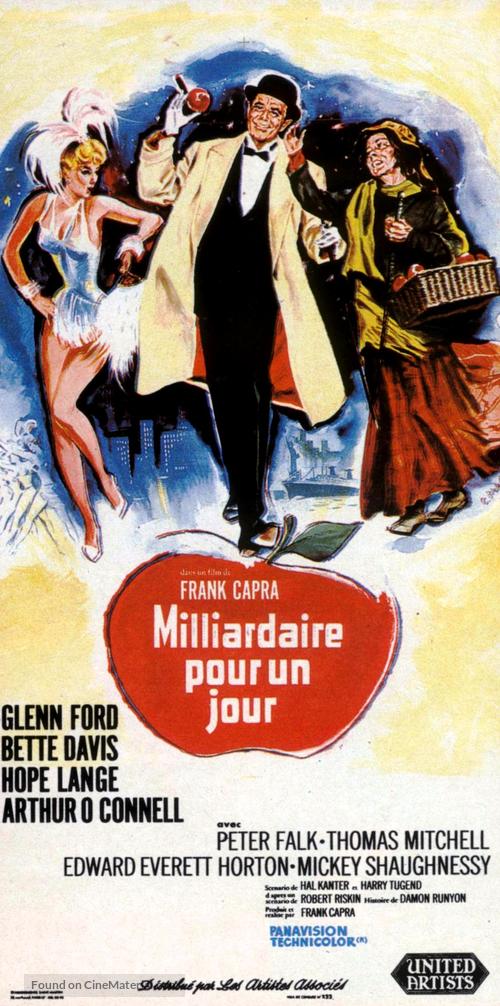 Pocketful of Miracles - French Movie Poster