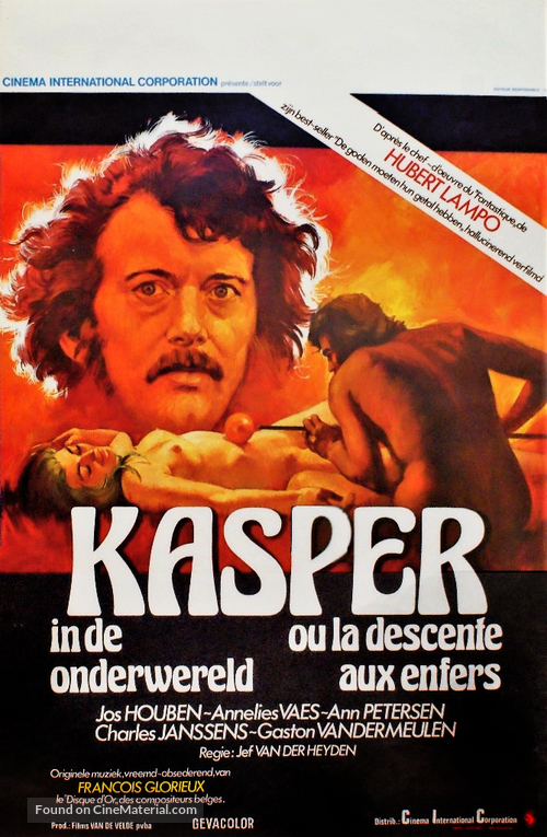 Kasper in de onderwereld - Belgian Movie Poster