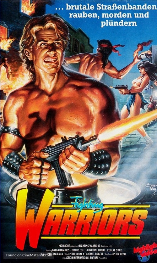 Dead End City - German VHS movie cover