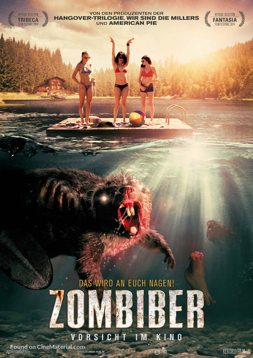 Zombeavers - German Movie Poster