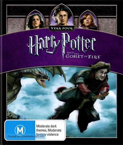 Harry Potter and the Goblet of Fire - Australian Blu-Ray movie cover