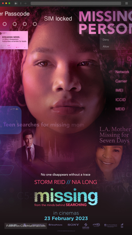 Missing - Malaysian Movie Poster