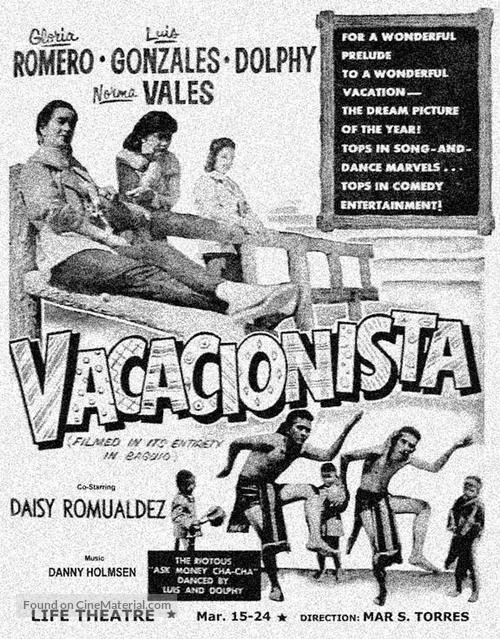 Vacacionista - Philippine Movie Poster