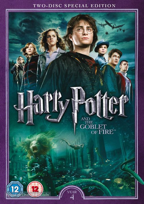 Harry Potter and the Goblet of Fire - British DVD movie cover