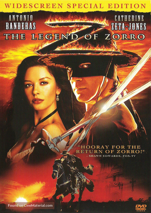 The Legend of Zorro - DVD movie cover