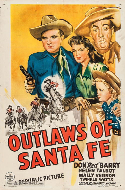 Outlaws of Santa Fe - Movie Poster