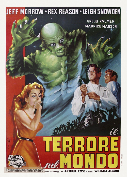 The Creature Walks Among Us - Italian Theatrical movie poster