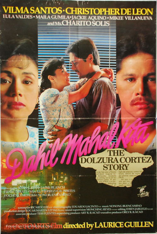 Dahil mahal kita: The Dolzura Cortez Story - Philippine Movie Poster