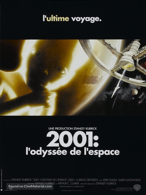 2001: A Space Odyssey - French Movie Poster
