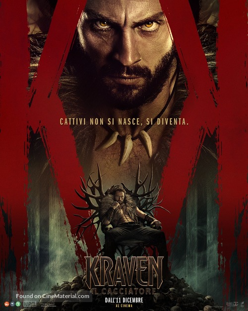 Kraven the Hunter - Italian Movie Poster