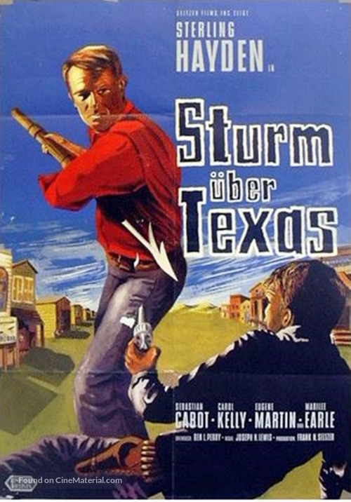 Terror in a Texas Town - German Movie Poster