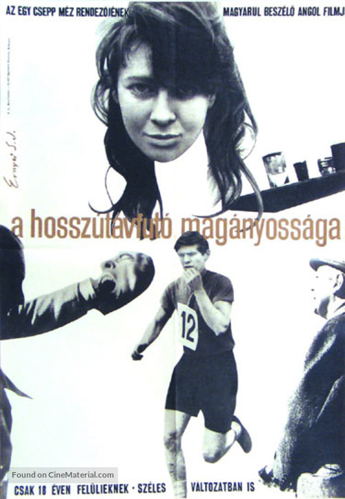 The Loneliness of the Long Distance Runner - Hungarian Movie Poster