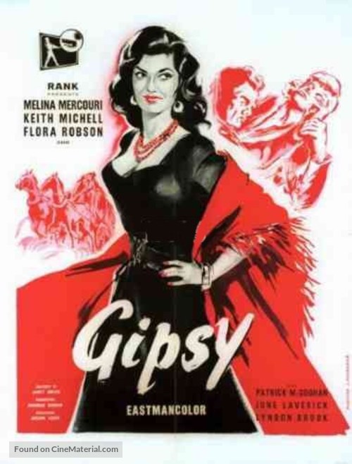 The Gypsy and the Gentleman - French Movie Poster