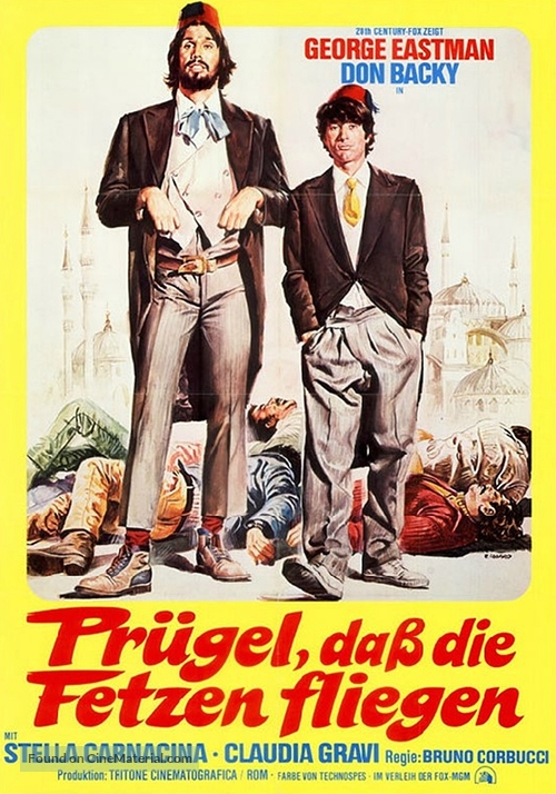 A forza di sberle - German Movie Poster