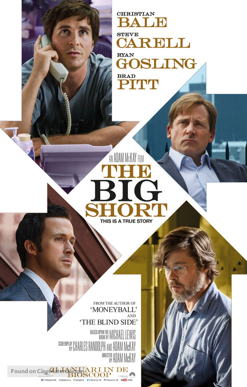The Big Short - Dutch Movie Poster