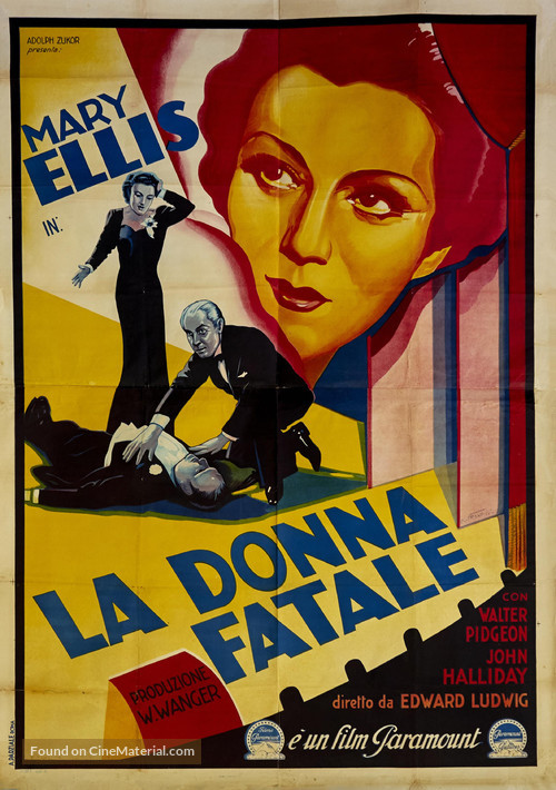 Fatal Lady - Italian Movie Poster