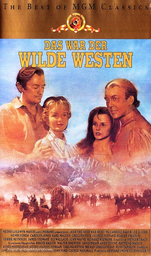 How the West Was Won - German VHS movie cover