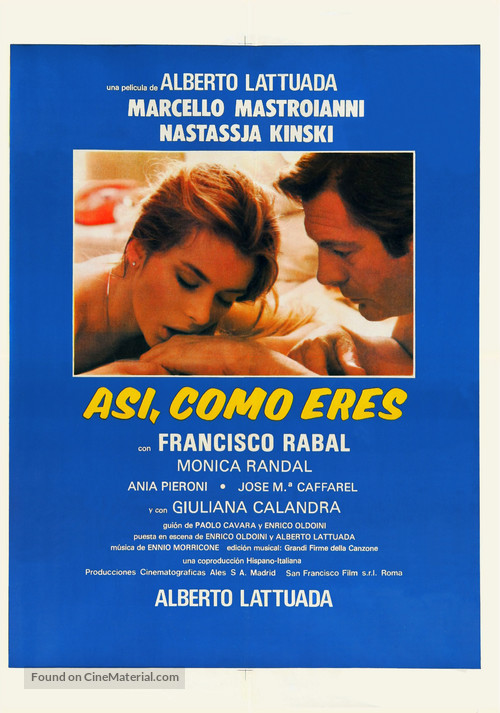 Cos&igrave; come sei - Spanish Movie Poster