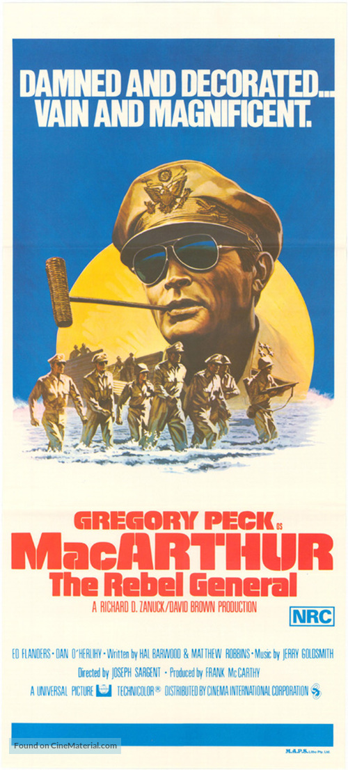 MacArthur - Australian Movie Poster