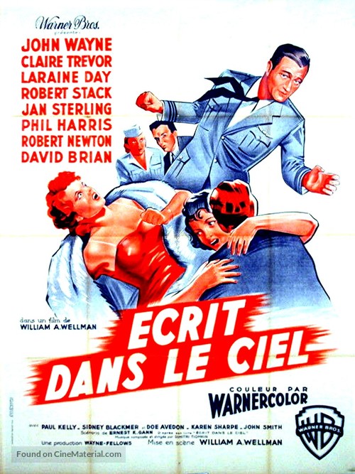 The High and the Mighty - French Movie Poster