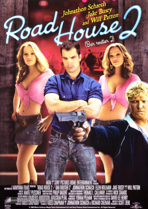 Road House 2: Last Call - French Movie Poster