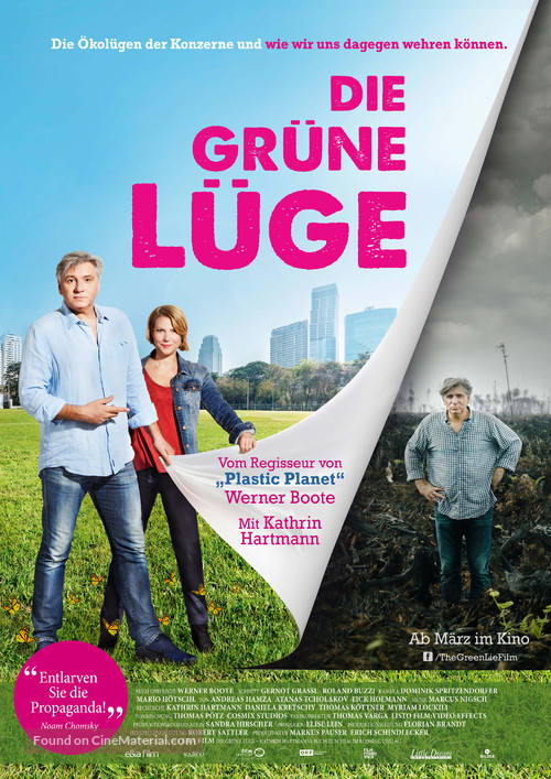 The Green Lie - German Movie Poster