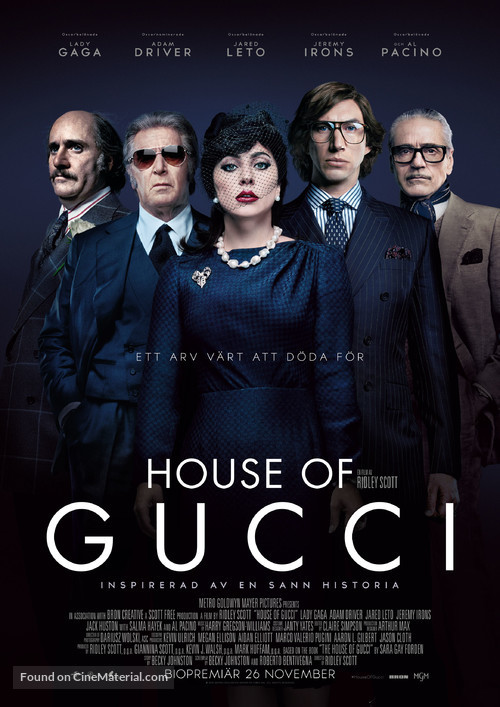 House of Gucci - Swedish Movie Poster