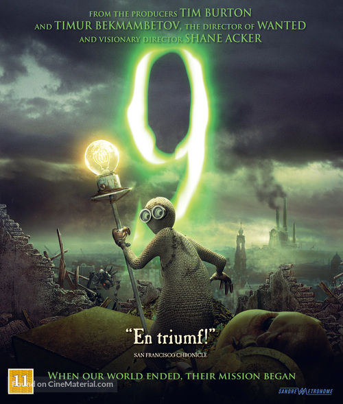 9 - Danish Blu-Ray movie cover