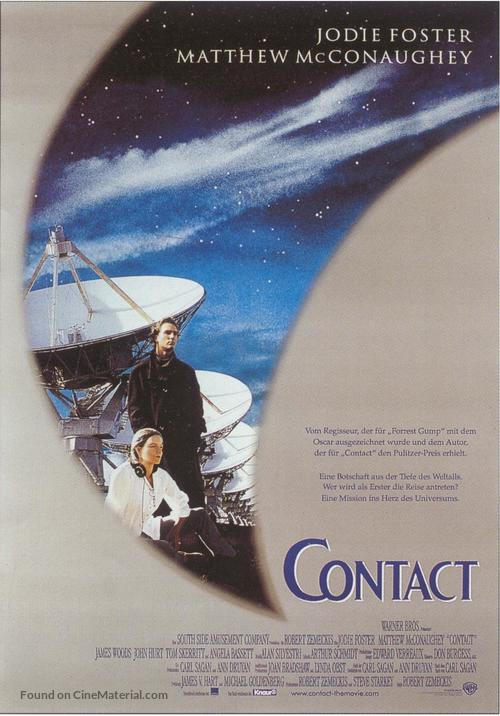 Contact - German Movie Poster