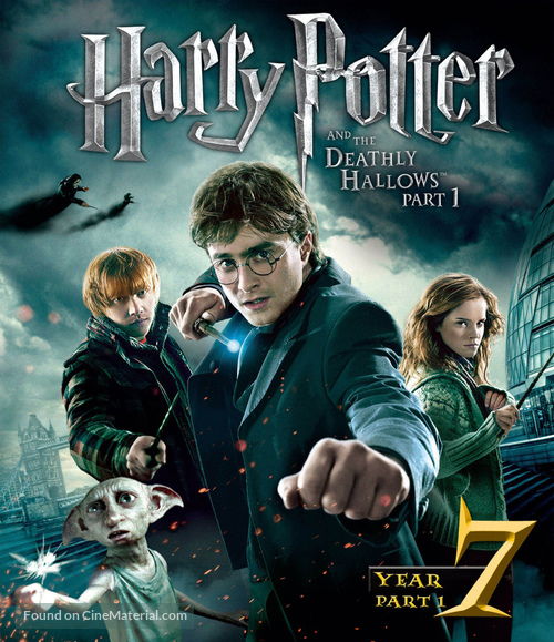 Harry Potter and the Deathly Hallows - Part 1 - Japanese Blu-Ray movie cover