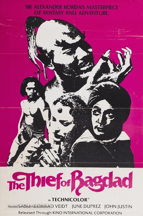 The Thief of Bagdad - Re-release movie poster