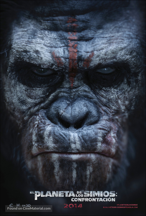 Dawn of the Planet of the Apes - Mexican Movie Poster