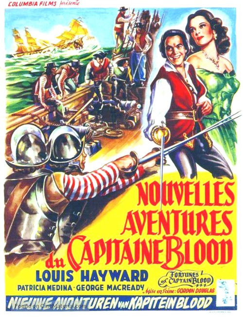 Fortunes of Captain Blood - Belgian Movie Poster