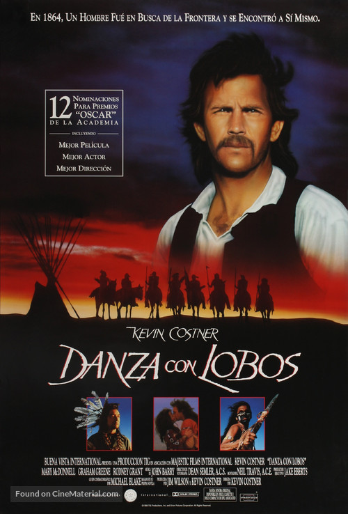 Dances with Wolves - Argentinian Movie Poster