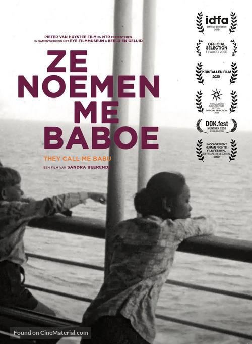 Ze noemen me Baboe - Dutch Movie Poster