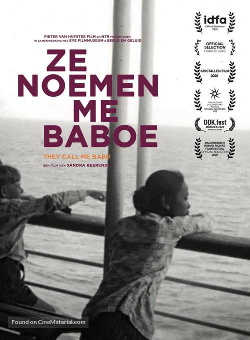 Ze noemen me Baboe - Dutch Movie Poster