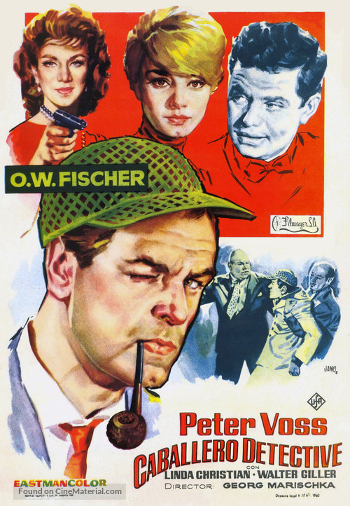 Peter Voss, der Held des Tages - Spanish Movie Poster