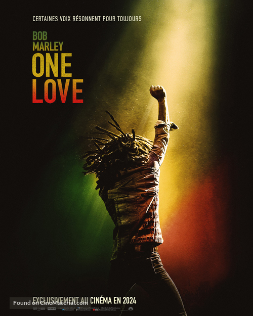 Bob Marley: One Love - French Movie Poster