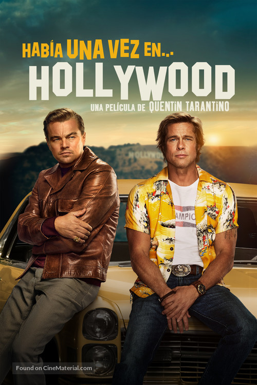 Once Upon a Time in Hollywood - Argentinian Movie Cover
