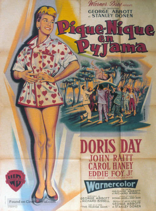 The Pajama Game - French Movie Poster