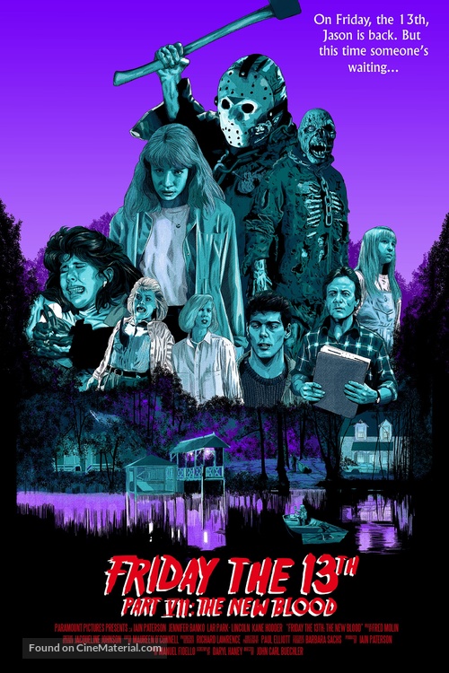 Friday the 13th Part VII: The New Blood - British poster