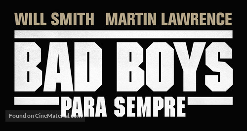 Bad Boys for Life - Brazilian Logo