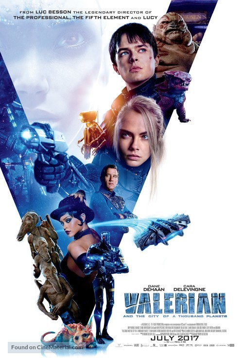 Valerian and the City of a Thousand Planets - South African Movie Poster