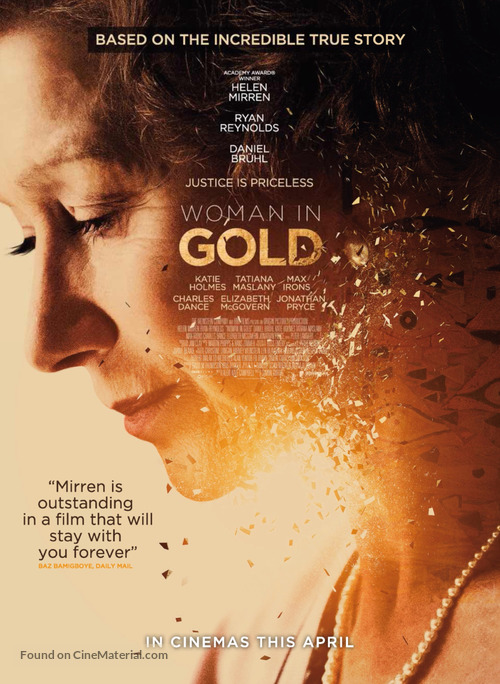 Woman in Gold - British Movie Poster