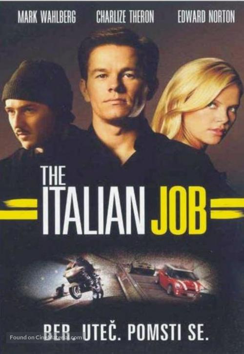 The Italian Job - Czech Movie Cover