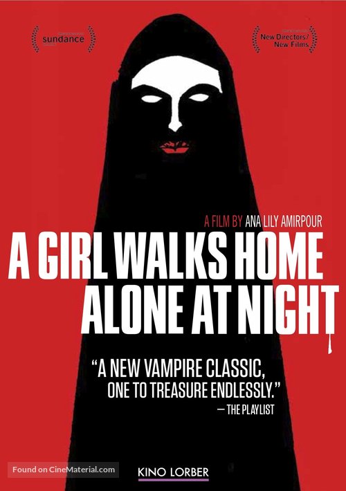 A Girl Walks Home Alone at Night - DVD movie cover