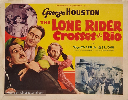 The Lone Rider Crosses the Rio - Movie Poster